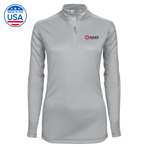 Syntrel Womens Platinum Interlock 1/4 Zip-NAES Performance Center