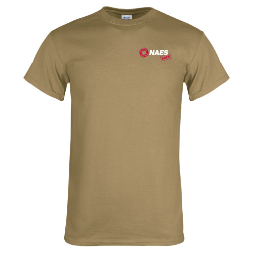 Khaki Gold T Shirt-NAES Safe