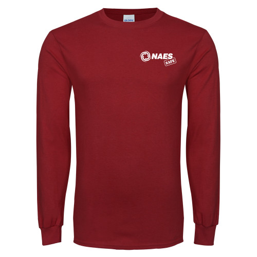 Cardinal Long Sleeve T Shirt-NAES Safe