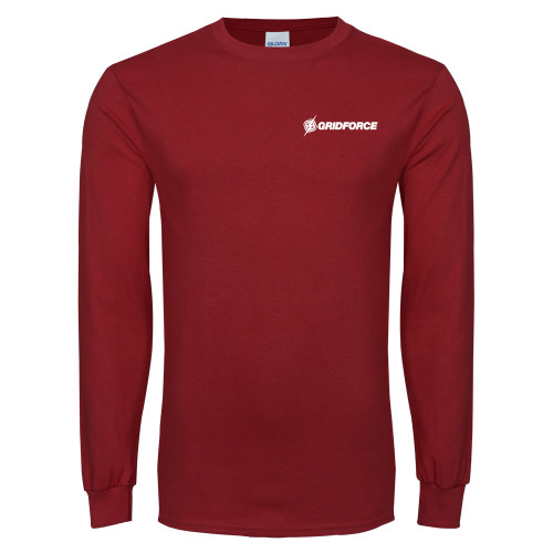 Cardinal Long Sleeve T Shirt-Gridforce