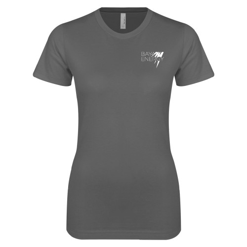 Next Level Womens Charcoal Boyfriend Tee-NAES Bay4 Energy