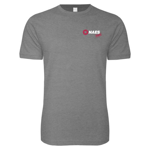 Next Level Heather Grey SoftStyle T Shirt-NAES Safe