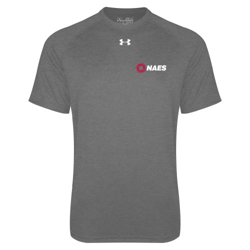 Under Armour Carbon Heather Tech Tee-NAES