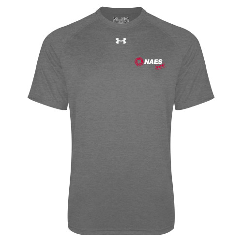 Under Armour Carbon Heather Tech Tee-NAES Safe