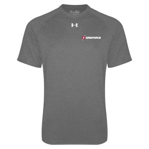Under Armour Carbon Heather Tech Tee-Gridforce