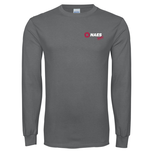 Charcoal Long Sleeve T Shirt-NAES Safe