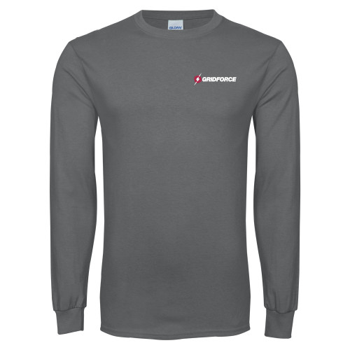 Charcoal Long Sleeve T Shirt-Gridforce