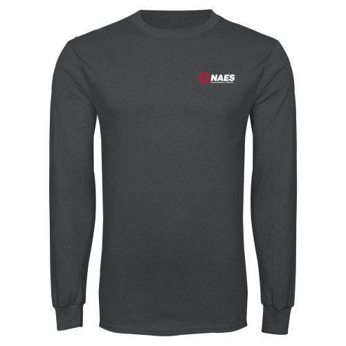 Charcoal Long Sleeve T Shirt-NAES Performance Center