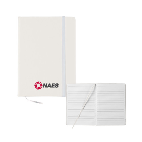 5x7 White Hard Cover Journal-NAES