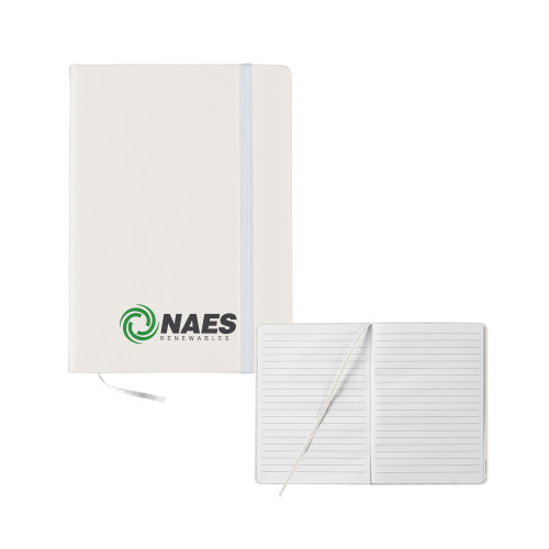 5x7 White Hard Cover Journal-NAES Renewables