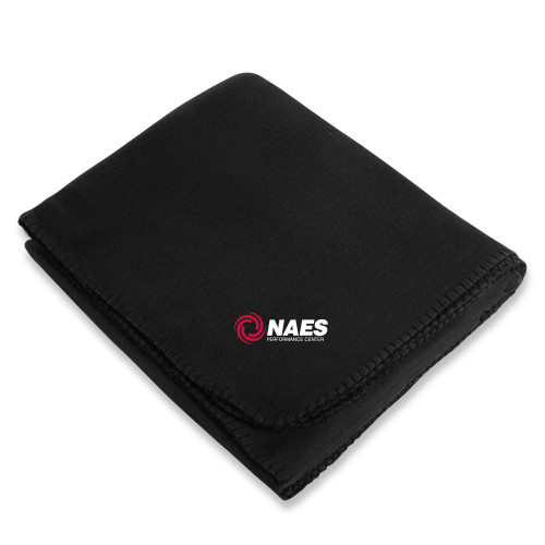 Black Arctic Fleece Blanket-NAES Performance Center