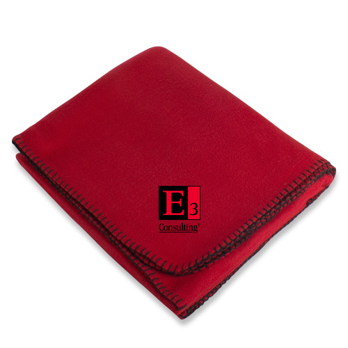 Red Arctic Fleece Blanket-E3 Consulting