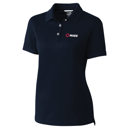 C&B Womens Navy Advantage Polo-NAES