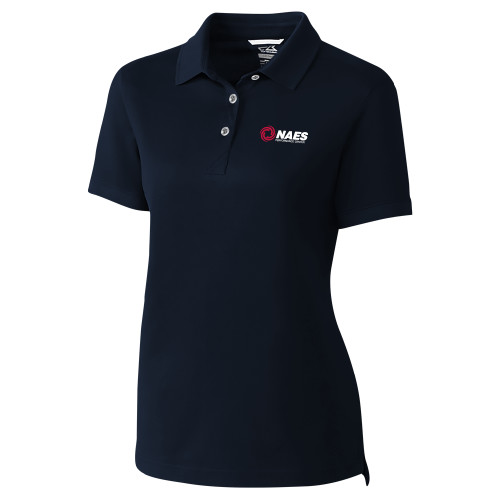 C&B Womens Navy Advantage Polo-NAES Performance Center