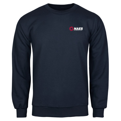 Navy Fleece Crew-NAES Performance Center