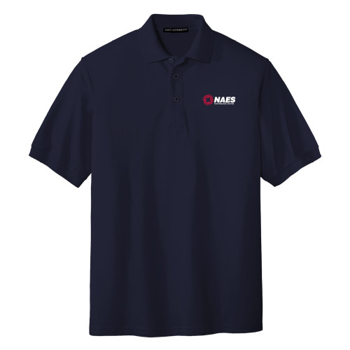 Navy Silk Touch Polo-NAES Performance Center