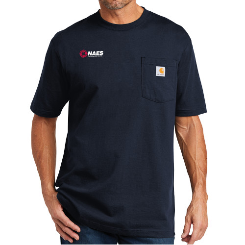 Carhartt Workwear Navy Pocket T Shirt-NAES Performance Center