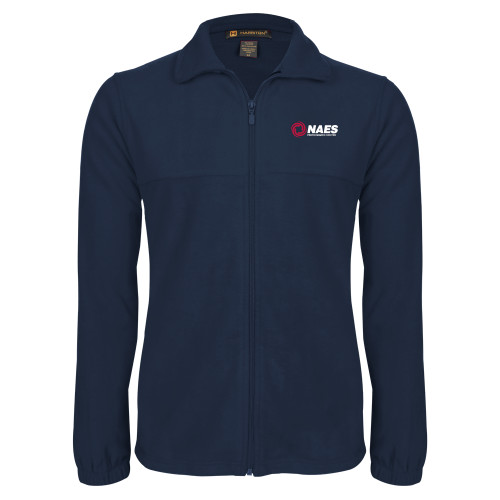 Navy Fleece Full Zip Jacket-NAES Performance Center