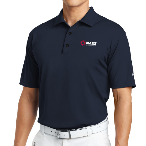 Nike Navy Tech Basic Dri Fit Polo-NAES Performance Center