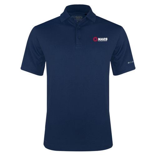 Columbia Navy Omni Wick Drive Polo-NAES Performance Center