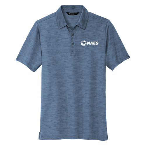 TravisMathew Riviera Blue Auckland Slub Polo-NAES