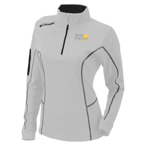 Columbia Womens Omni Wick White 1/4 Zip-NAES Bay4 Energy