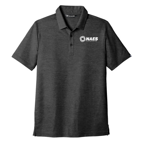 TravisMathew Black Oceanside Heather Polo-NAES Renewables