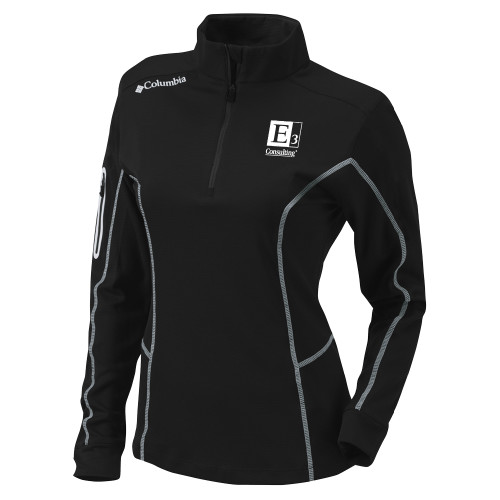 Columbia Womens Omni Wick Black 1/4 Zip-E3 Consulting