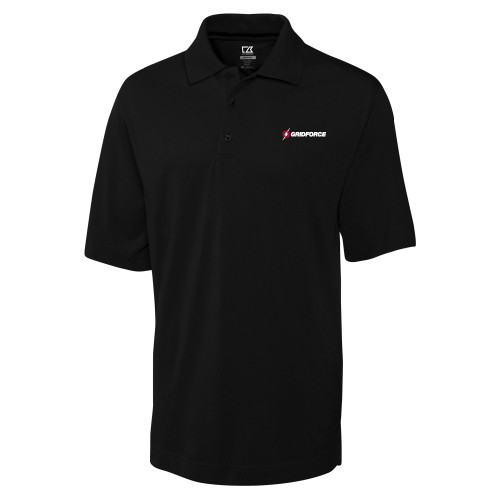 C&B Black Advantage TriBlend Pique Polo-Gridforce