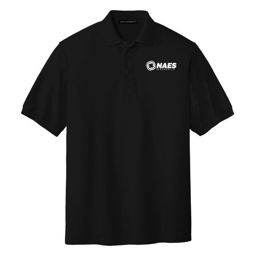Black Silk Touch Polo-NAES Renewables