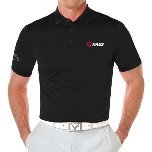 Callaway Black Opti Vent Polo-NAES
