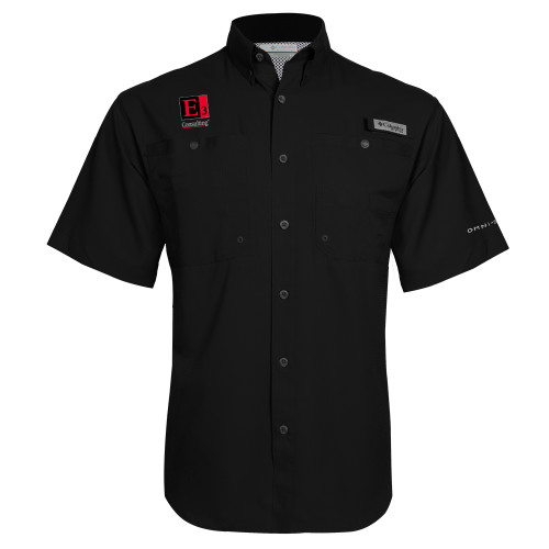 Columbia Black Tamiami Performance Short Sleeve Shirt-E3 Consulting