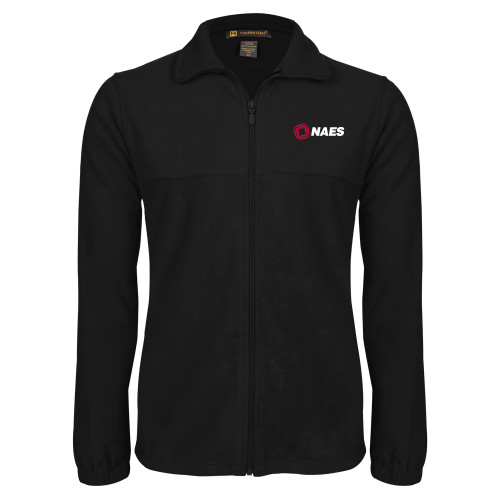 Black Fleece Full Zip Jacket-NAES