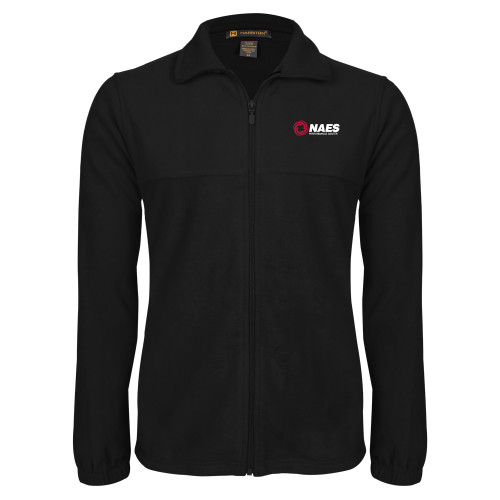 Black Fleece Full Zip Jacket-NAES Performance Center
