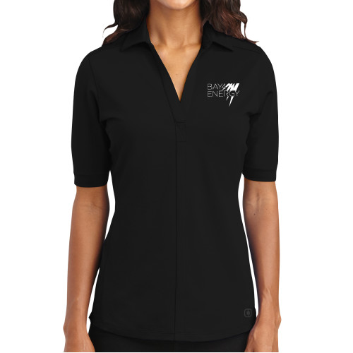 OGIO Womens Black Metro Polo-NAES Bay4 Energy