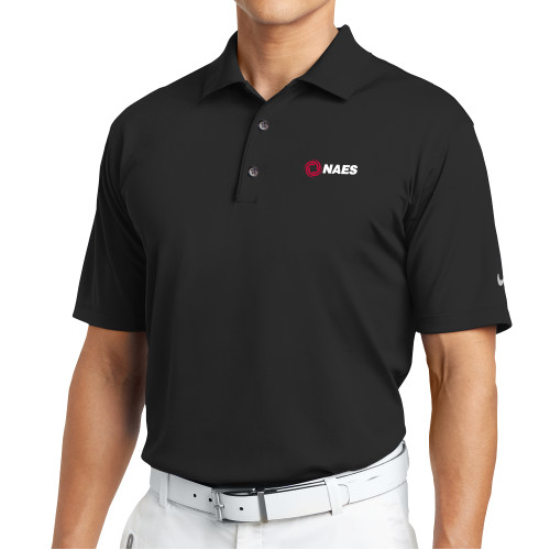 Nike Black Tech Basic Dri Fit Polo-NAES