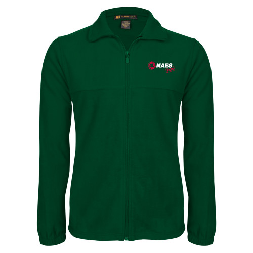 Dark Green Fleece Full Zip Jacket-NAES Safe