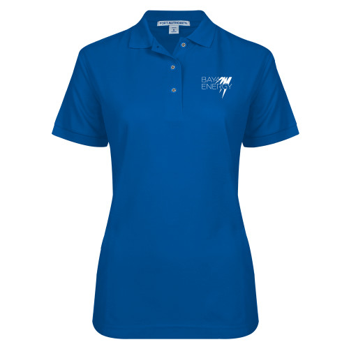 Womens Silk Touch Royal Pique Polo-NAES Bay4 Energy