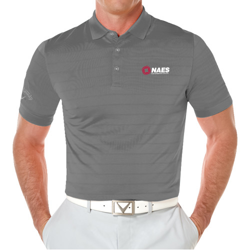 Callaway Steel Grey Opti Vent Polo -NAES Performance Center