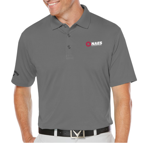 Callaway Steel Grey Opti Dri Chev Polo-NAES Performance Center