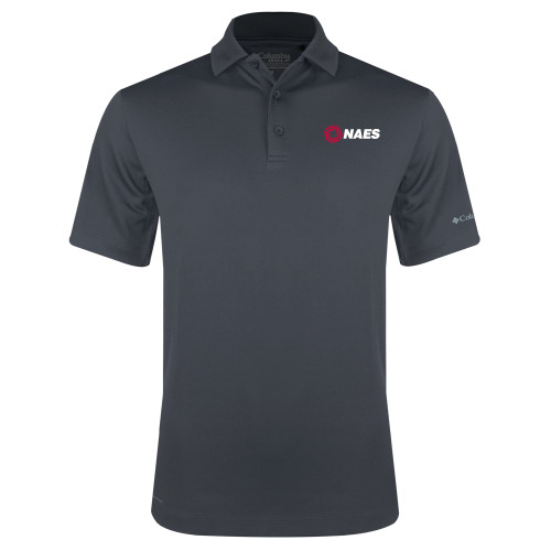 Columbia Charcoal Omni Wick Drive Polo-NAES