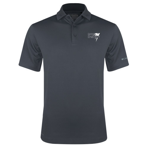 Columbia Charcoal Omni Wick Drive Polo-NAES Bay4 Energy