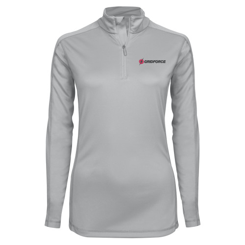 Syntrel Womens Platinum Interlock 1/4 Zip-Gridforce