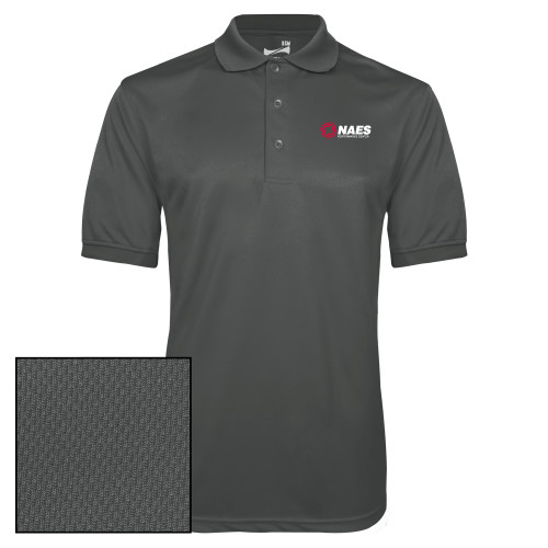 Charcoal Dry Mesh Polo-NAES Performance Center