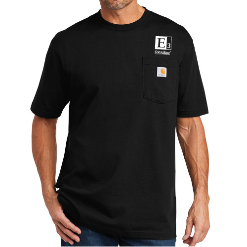 Carhartt Workwear Black Pocket T Shirt-E3 Consulting