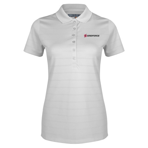 Callaway Womens White Opti Vent Polo-Gridforce