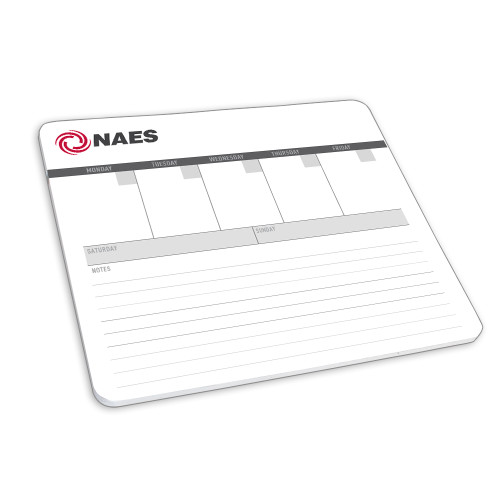 Mousepad/Week At A Glance Note Pad-NAES