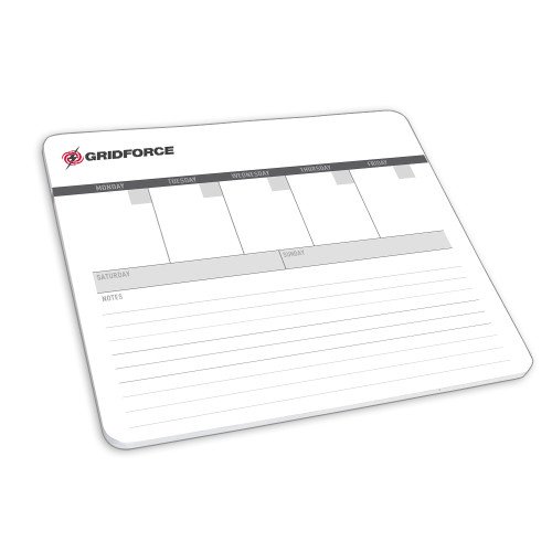 Mousepad/Week At A Glance Note Pad-Gridforce