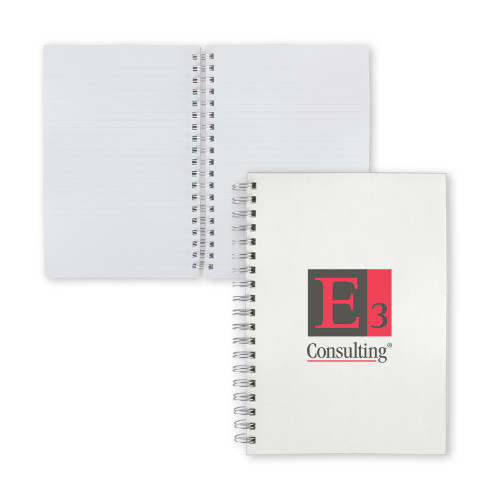 Clear 7 x 10 Spiral Journal Notebook-E3 Consulting