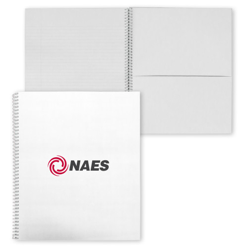 College Spiral Notebook w/Clear Coil-NAES